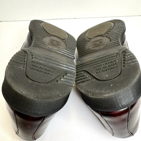 Dr Martens Pandora Double Monk Strap Shoes Womens Size US 11 Oxblood Loafers - Picture 8 of 11
